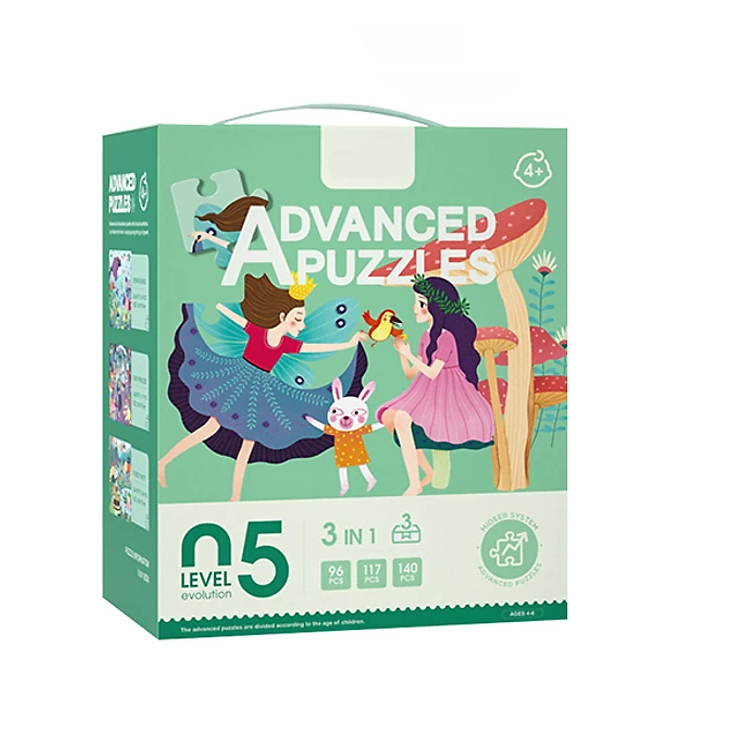 Đồ Chơi Xếp Hình 7 cấp độ Mideer puzzles Level Up Đồ Chơi Tư Duy Cho bé - Level 5 Dream World - MD3107